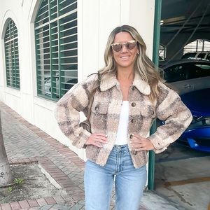 Bb Dakota plaid jacket by Steve Madden